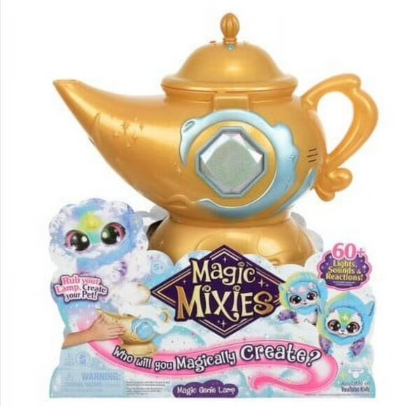 Magic Mixies Magic Lamp – Interactive Light-Up Plush Toy with Real Mist & Sounds - Picture 6 of 7